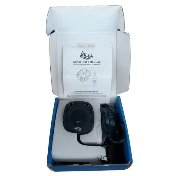AQQA‎ 50W LED Display Aquarium Heater Fish Tank 50W for up to 20 Gallon AQ-007 - Picture 2 of 3